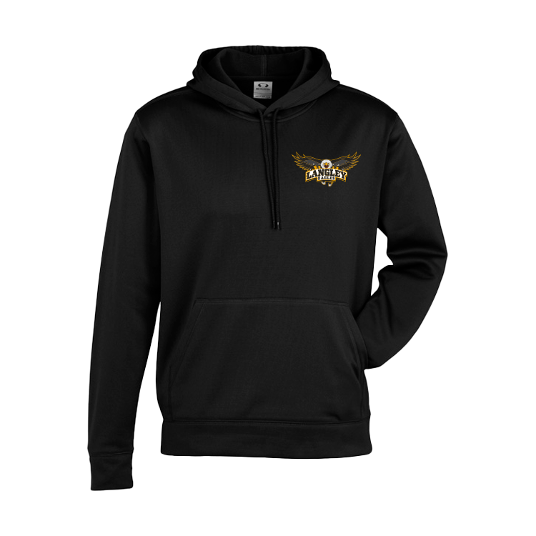 Langley Eagles -- Youth Embroidered Left Chest Hype Hoody