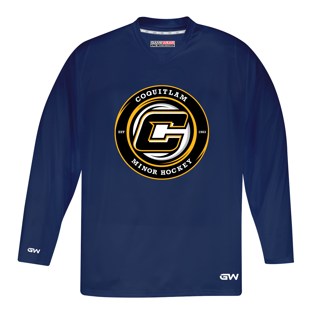 Coquitlam Minor -- Youth GameWear Practice Jersey