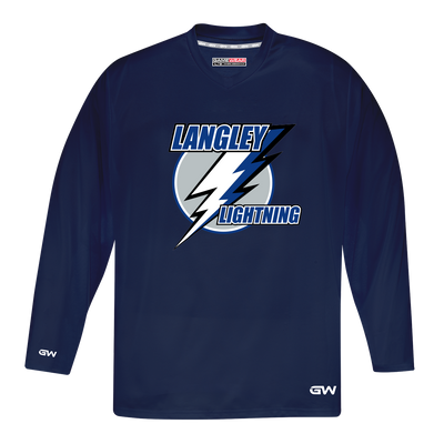 Langley Lightning -- Senior GameWear Practice Jersey