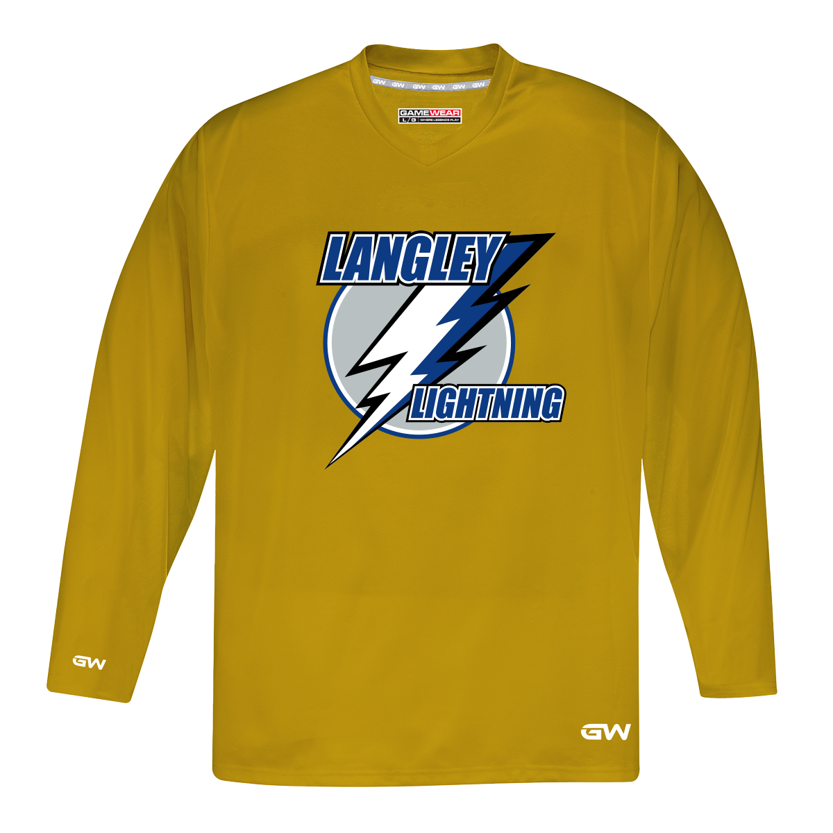 Langley Lightning -- Youth GameWear Practice Jersey