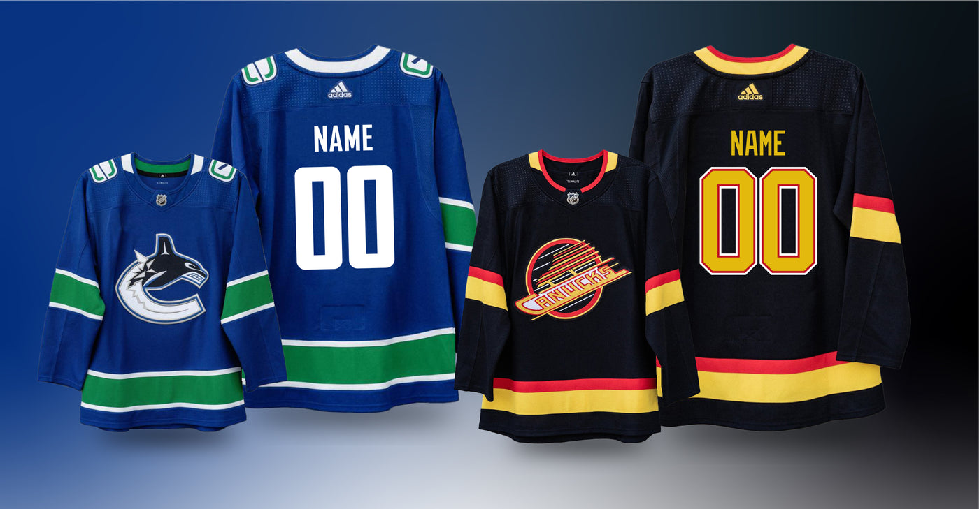 Custom Hockey NHL Jersey Unsewn Lettering & Numbering Kits