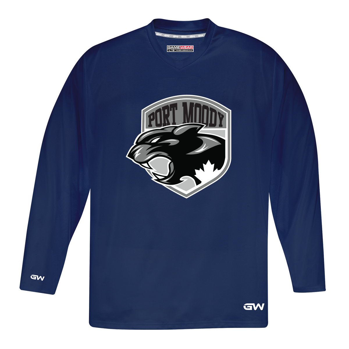 Port Moody -- Senior Goalie GameWear Practice Jersey