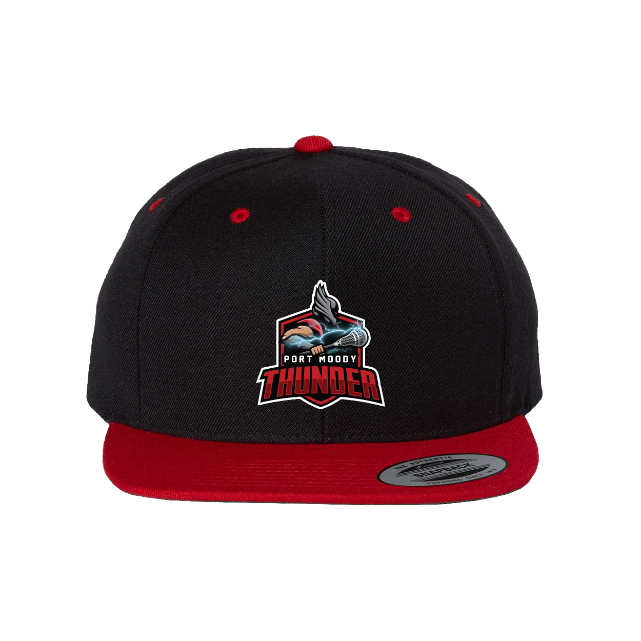 Port Moody Thunder -- Yupoong Flat Brim Two Tone Snapback Hat