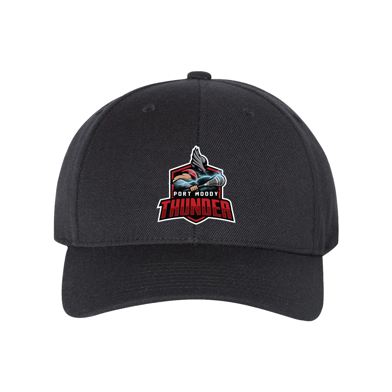 Port Moody Thunder -- Yupoong Curved Brim Snapback