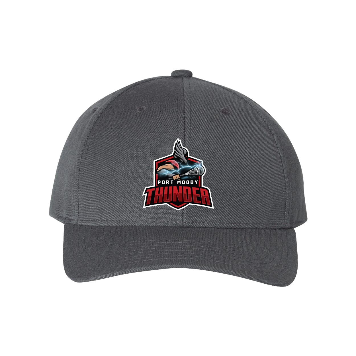 Port Moody Thunder -- Yupoong Curved Brim Snapback