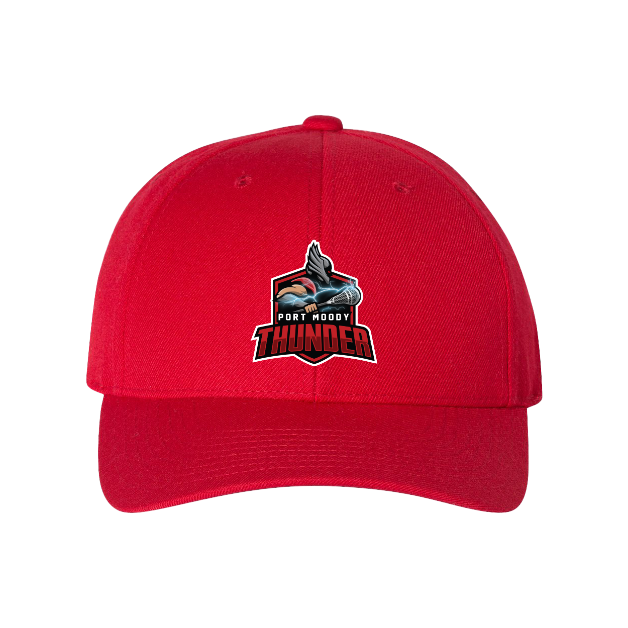 Port Moody Thunder -- Yupoong Curved Brim Snapback