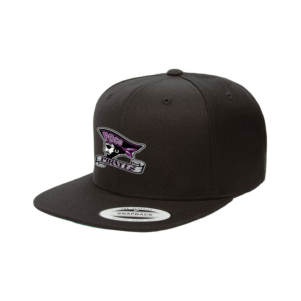 Poco -- Yupoong Flat Brim Snapback Hat