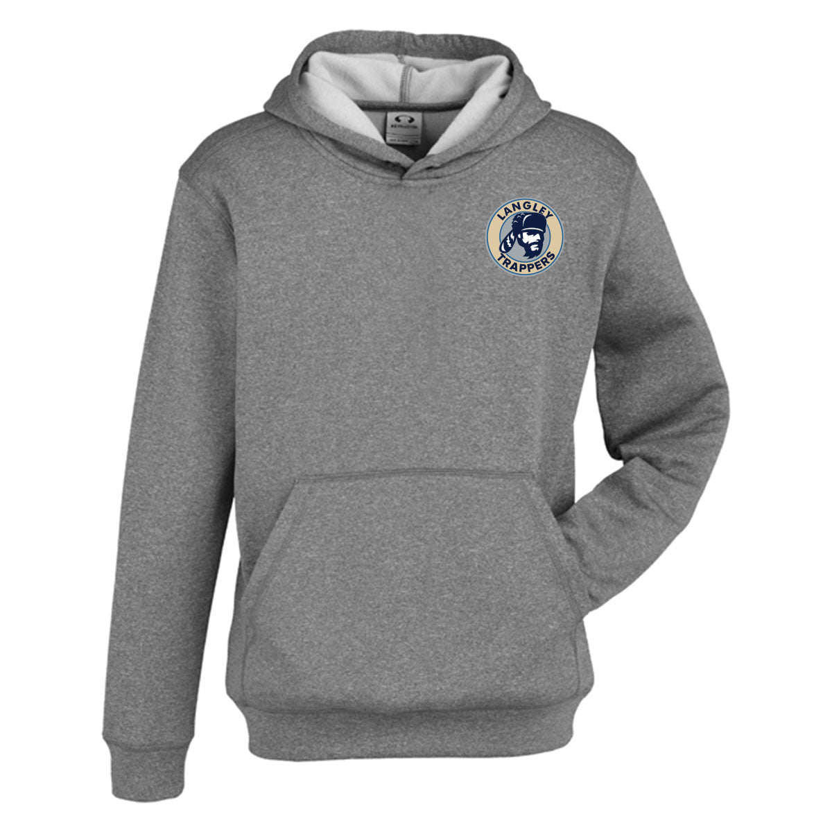 Langley Trappers -- Youth Left Chest Logo Hype Hoody
